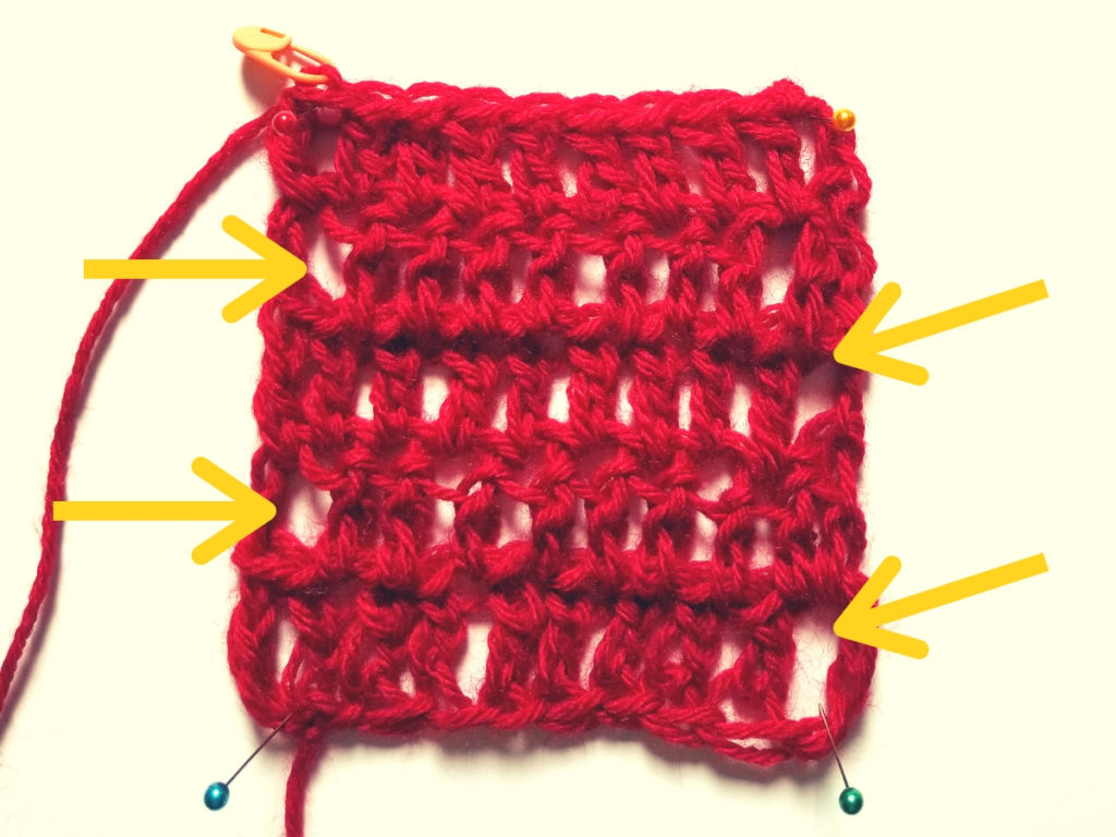 Gaps in crochet when working into the space created by turning chain