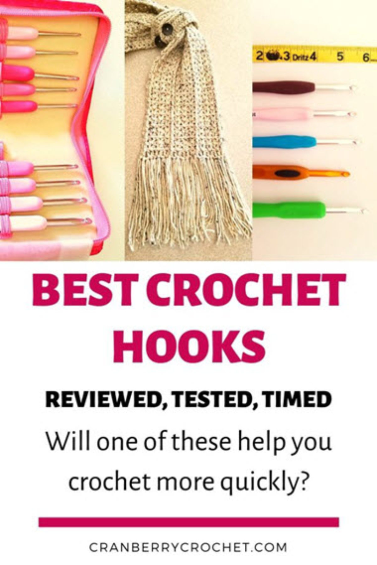 Crochet Hook Set,9Pcs Large Crochet Hooks for Arthritis and
