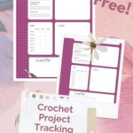 free crochet project tracking sheet post photo